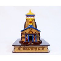 Kedarnath Temple in Wood Color 3D Model